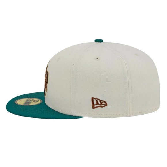 New Era Texas Rangers Woodgrain Pack 59FIFTY Hat Arlington Stadium Patch - Picture 7 of 9